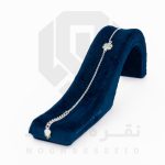 دستبند نقره عیار 925 خارجی کد WST0065 طرح دانه برف | نقره سفید