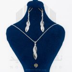 گالری اول نیم ست نقره عیار 925 خارجی کد WSH0041 طرح بی نهایت | نقره سفید