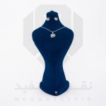 نیم ست نقره عیار 925 خارجی کد WST0081 طرح سه قلب | نقره سفید