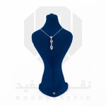 پلاک نقره عیار 925 ایرانی کد NIL5053 طرح نت سل | نقره سفید