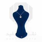 پلاک نقره عیار 925 خارجی کد WST5082 طرح گل | نقره سفید