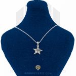 گالری اول پلاک نقره عیار 925 خارجی کد WST5085 طرح ستاره