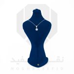 پلاک نقره عیار 925 ایرانی کد NID5031 طرح چشم و نظر | نقره سفید