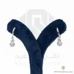 گوشواره نقره عیار 925 خارجی کد WSB0106 طرح اسب تک شاخ | نقره سفید