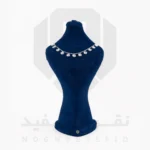 گردنبند نقره عیار 925 خارجی کد WSH5041 طرح قطره | نقره سفید