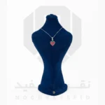 پلاک نقره عیار 925 خارجی کد WSH5043 طرح توت فرنگی | نقره سفید