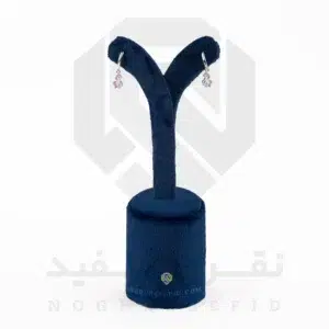 گوشواره نقره عیار 925 خارجی کد WSB0106 طرح اسب تک شاخ | نقره سفید
