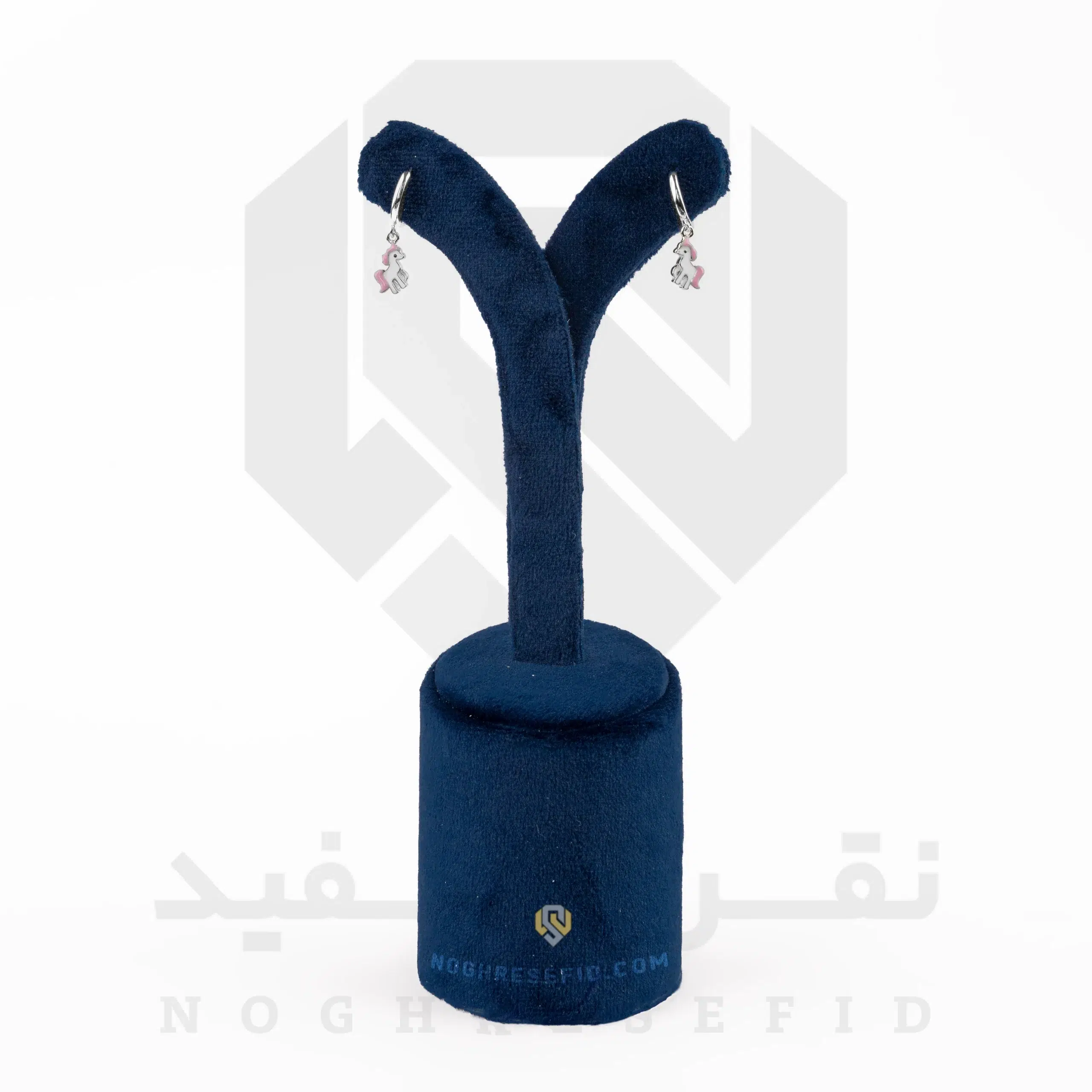 گوشواره نقره عیار 925 خارجی کد WSB0106 طرح اسب تک شاخ | نقره سفید گوشواره نقره عیار 925 خارجی کد WSB0106 طرح اسب تک شاخ | نقره سفید