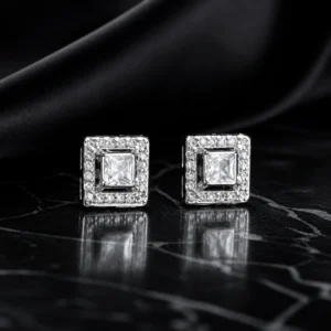 گوشواره نقره عیار ۹۲۵ کد WS10321 | نقره سفید
