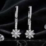 گوشواره نقره عیار ۹۲۵ کد NZ4106