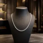 زنجیر نقره عیار 925 خارجی کد WS2742 سایز 45 سانتی متر | نقره سفید