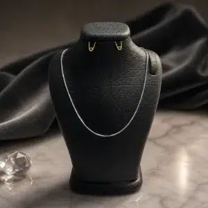 زنجیر نقره عیار 925 خارجی کد WS10023 ریگلاژی | نقره سفید